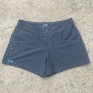 HUK Performance Fishing Women's Grey Swim Shorts Size M